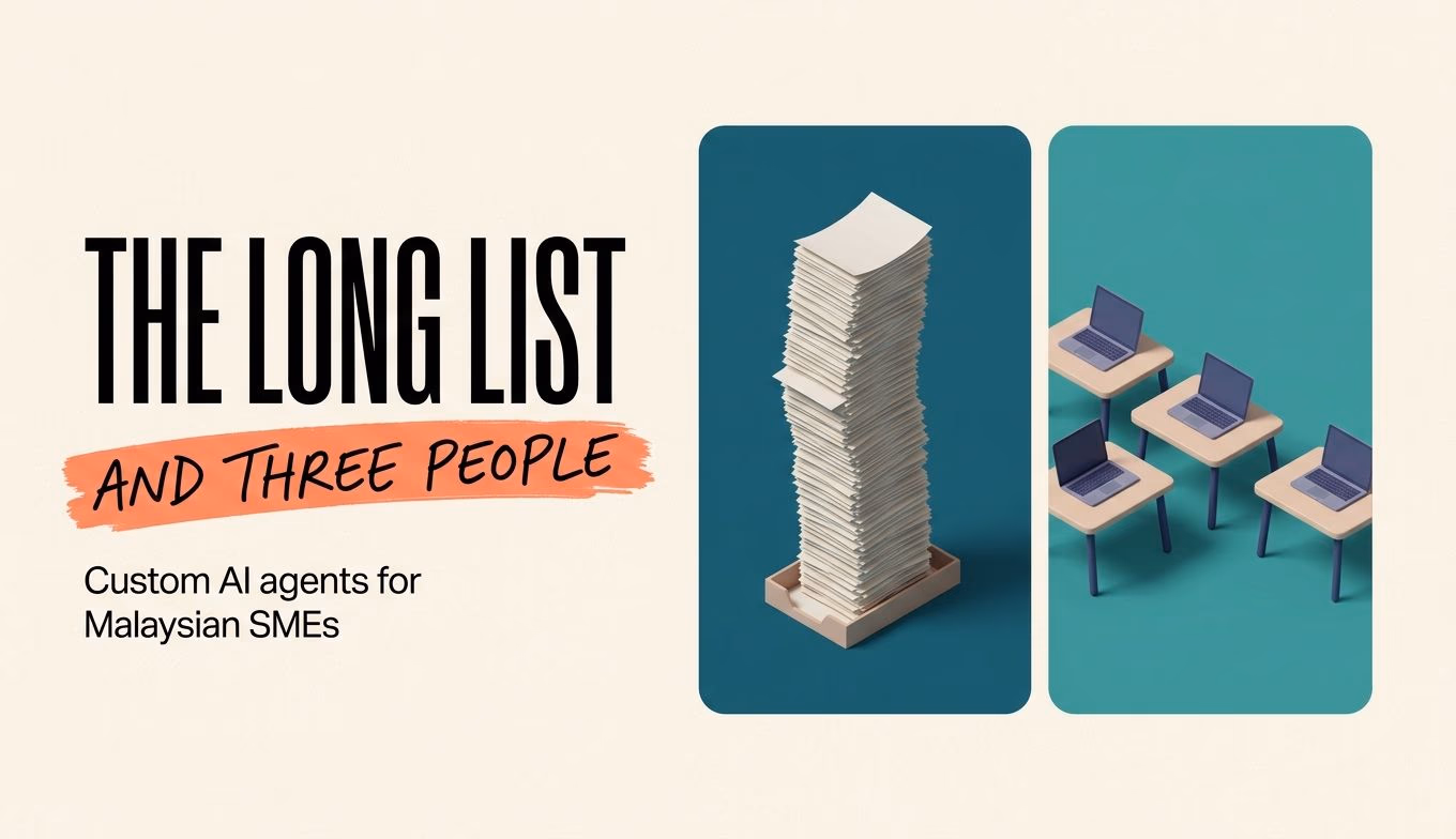 Custom AI Agents for Malaysian Businesses: The Long List and the Small Team