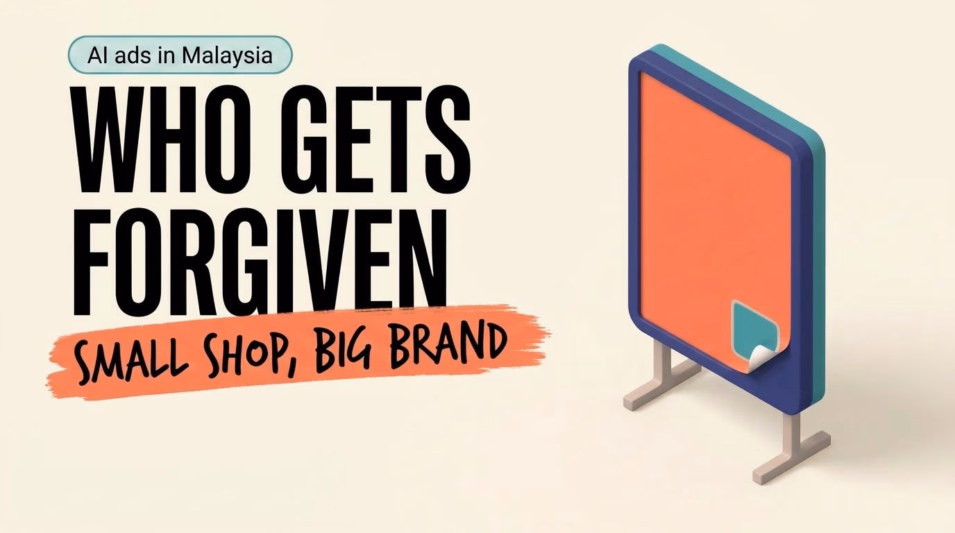 Malaysians Forgive Your AI Ad. They Won't Forgive a Big Brand's.
