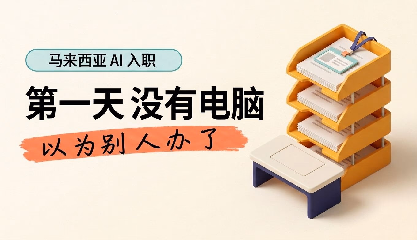 马来西亚 AI 员工入职：第一天，没有电脑